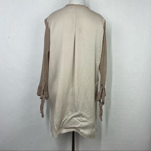 Sachin & Babi for Ankasa Cream Brown Women’s Button Down Long sleeve Size Large - Picture 6 of 7
